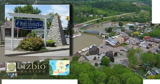 Port Stanley aerial tour Port Stanley (Port Stanley, Elgin County